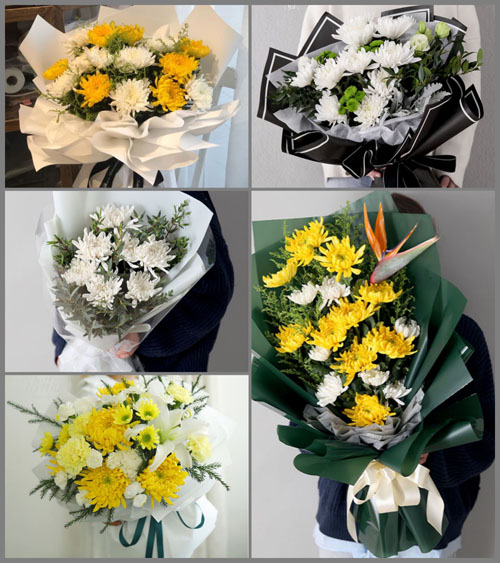 福建莆田涵江区三江口镇鳌山村白事花束代送